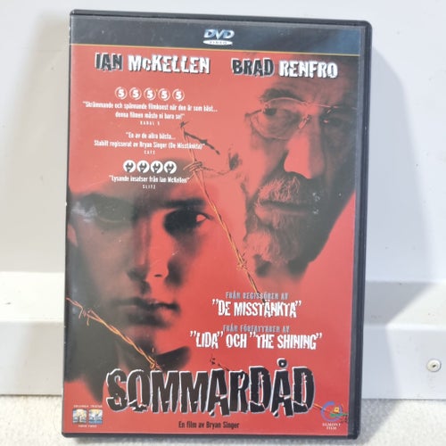 Sommardåd (DVD) med Ian McKellen och Brad Renfro