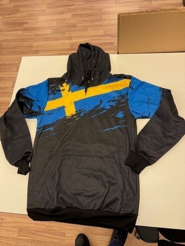 Tröja Hoodtröja "Sverigeflagga" XS
