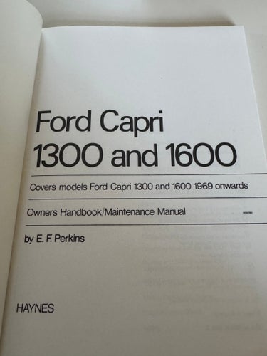CAPRI 1300/1600 av E. F. Perkins, 1969
