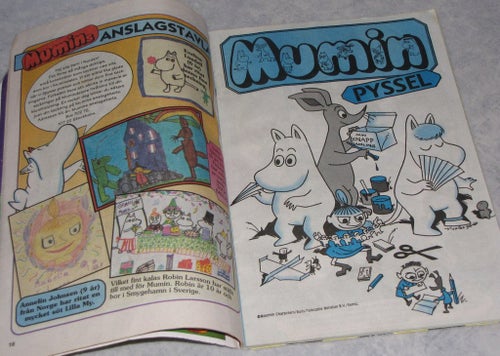 MUMIMN serietidning nr 10 1997 roliga serier barn tidning samlare retro