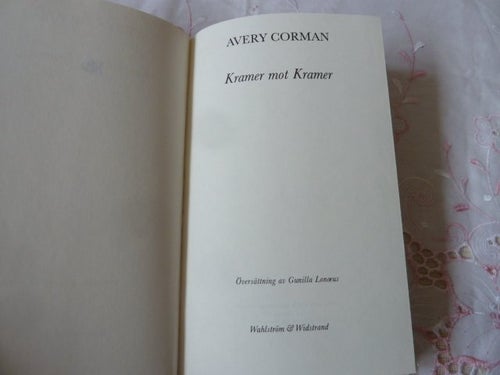 KRAMER MOT KRAMER, A. CORMAN, 1981,  BÖCKER