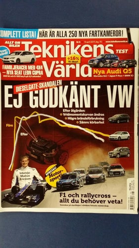 Teknikens Värld 8 2017: Audi Q5 vs Jaguar F-Pace, BMW X3 och Mercedes GLC