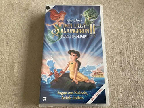 DEN LILLA SJÖJUNGFRUN II SAGAN OM MELODY ARIELS DOTTER NY INPLASTAD WALT DISNEY