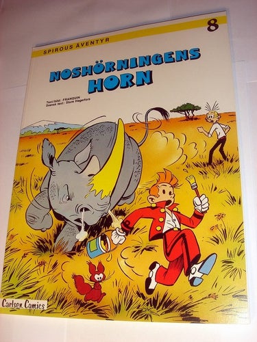 SPIROUS ÄVENTYR SPIROU ALBUM Nr 8 !!! NY OLÄST