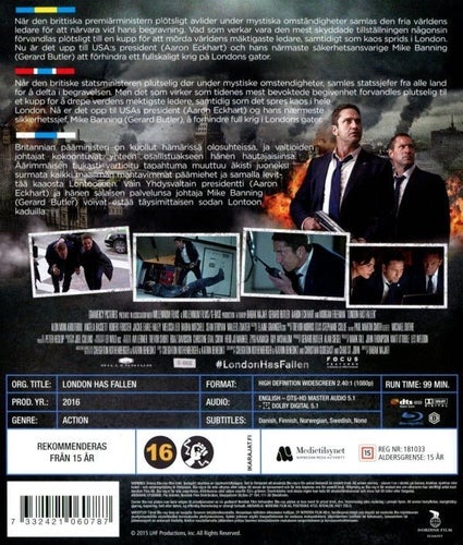 London Has Fallen Blu-ray