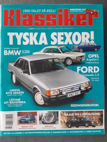 Klassiker nr 2 2023: Ford Granada 2,8 Injection, BMW 520i E28, Renault 5 GTE