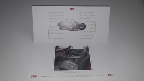 TVR S3C 4 sidor tryckt ? engesk text