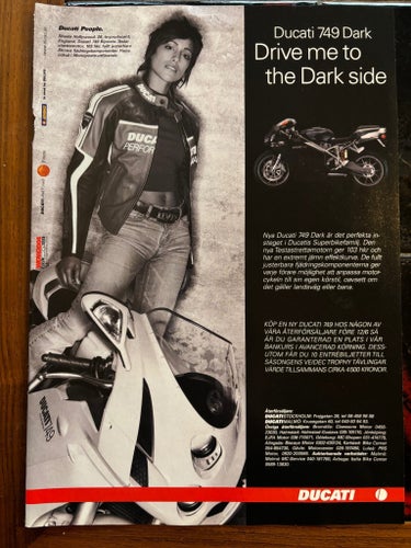 Ducati 749 Dark 2004 Motorcykelannons