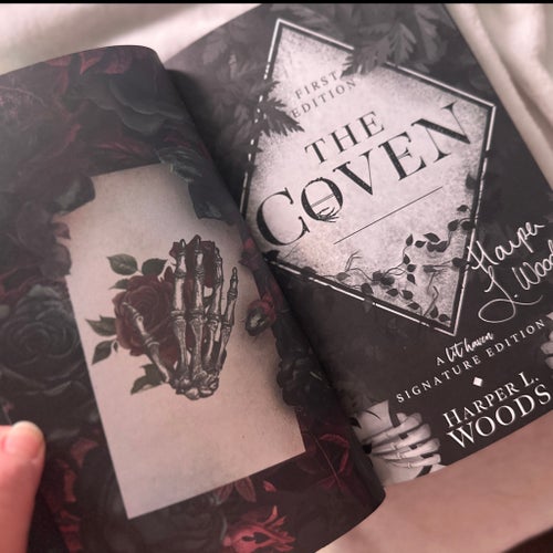 The Coven Special Edition Signed Foiled DJ Sprayed Edges Harper L. Woods