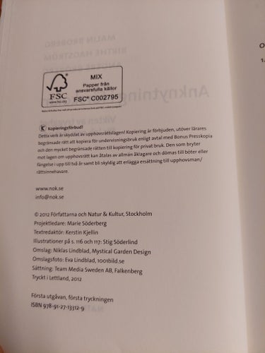 Anknytning i förskolan av Malin Broberg, Birthe Hagström, Anders Broberg, 2012