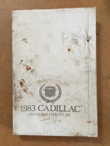 1983 Cadillac Seville Owner's Literature