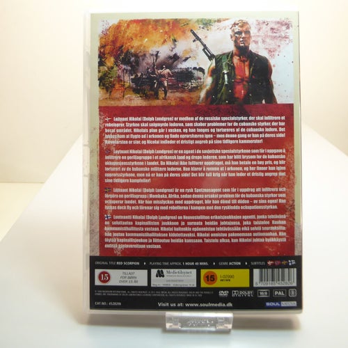 Red Scorpion - Dolph Lundgren - Region 2, DVD-film, Svensk text, Fint skick