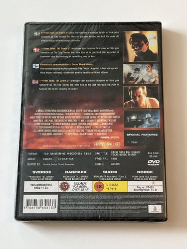 From dusk till dawn 2 - Texas blood money (1998). Inplastad DVD