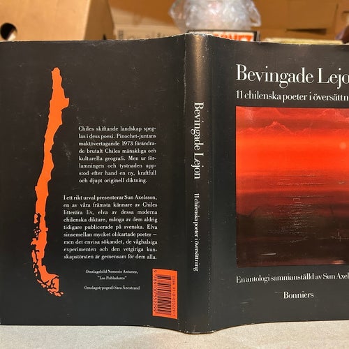 Bevingade lejon 11 chilenska poeter av Sun Axelsson, Very Fine plus