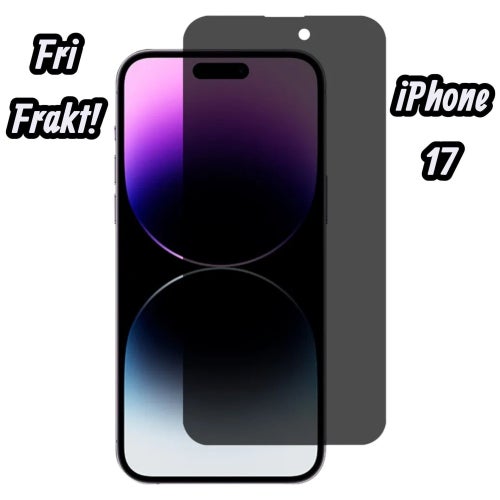 iPhone 17 Privacy 9H Härdat Glas Skärmskydd | Sekretessfilter Heltäckande