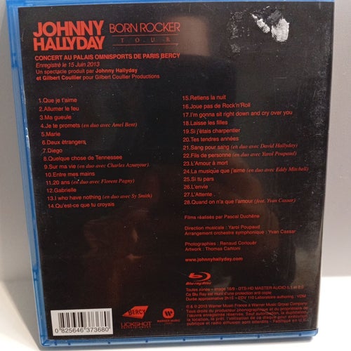 Johnny Hallyday - Born Rocker Tour (Blu-ray)
