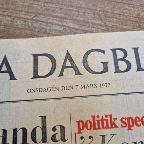 Svenska Dagbladet 7 Mars 1973