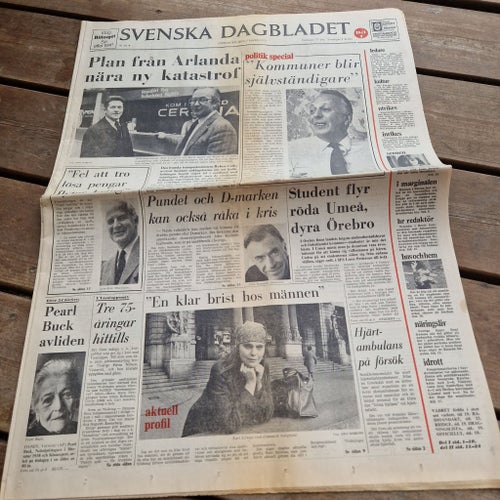 Svenska Dagbladet 7 Mars 1973