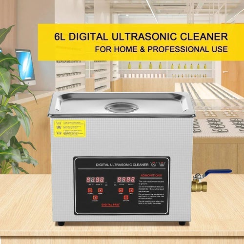 6L ultraljudsrengörare med digital kontrollpanel, justerbar tid och temperatur