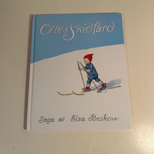 Bok - Olles Skidfärd. Saga av Elsa Beskow. 1998 - Inbunden