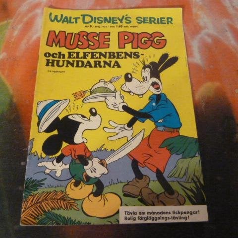 MUSSE PIGG, NR 5 - 1970, TIDNING