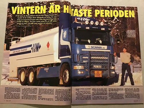 TRAILER NR 3 1997 NILSSON TRANSPORT LJUSDAL,KROGLIV E14 TRÄPORTEN MM,MÖRSIL