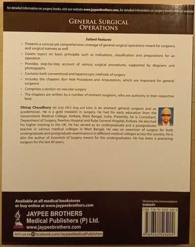General Surgical Operations / Dhiraj Choudhury