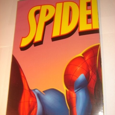 SPIDERMAN I ORIGINAL PLAST med leksak 2007 3 AFFISCH