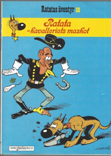 Lucky Luke Ratata Kavalleriets Maskot skick fn