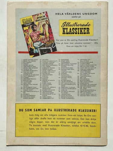 Ill Klassiker - 96. Med värjan i hand. VG-FN