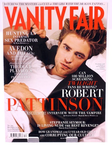 Vanity Fair magazine-Robert Pattinson cover-No.592-December 2009-NEW-Weight 546g