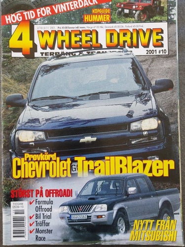 4 Wheel Drive nr 10 2001: Chevrolet TrailBlazer, MItsubishi L200, Hummer guide