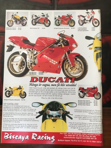 Ducati 916 748 Biposto 1994 annons