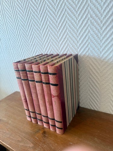 6 äldre böcker av W. Somerset Maugham – dekorativt bokset