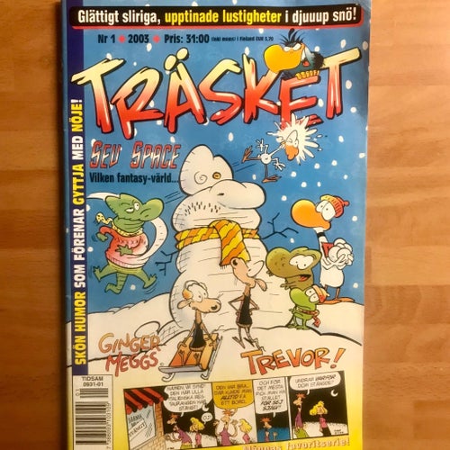 TRÄSKET - serietidning - humor - nr 1 år 2003