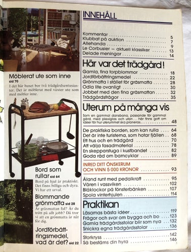 Heminredning/Tidskrift: "Hem o Fritid" - Nr 4 April 1982