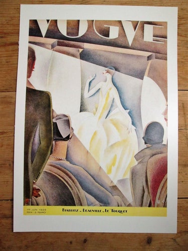 VOGUE - TRYCK EFTER TIDNINGSOMSLAG- ART DECO