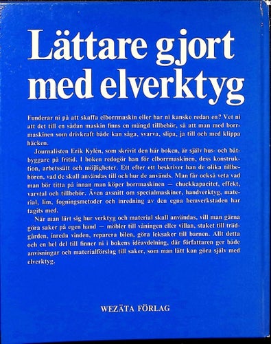 Lättare gjort med elverktyg av Erik Kylén, 1970