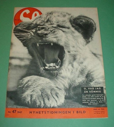 SE nr 47 1947 - John Molin (Loven), marathondans, Brigadoon