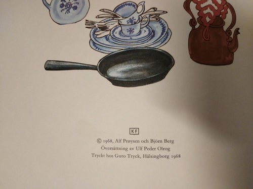 Göta Petter, sa teskedsgumman av Alf Prøysen. bok. 1968. Very Fine