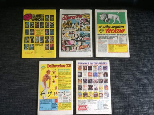 AGENT X9 / 1982 / 5st / # 2, 6, 8, 10 & 11