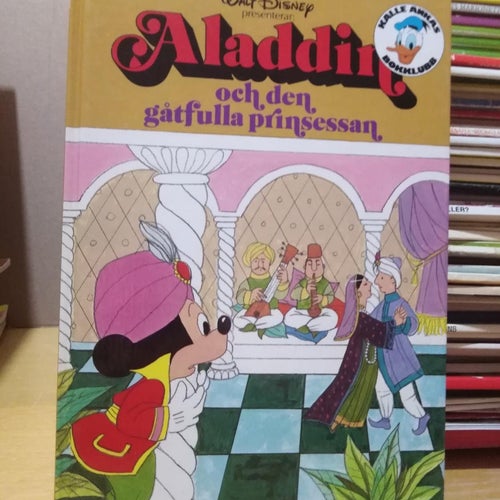 Walt Disney presenterar Aladdin och den gåtfulla prinsessan Kalle Ankas b. VF+