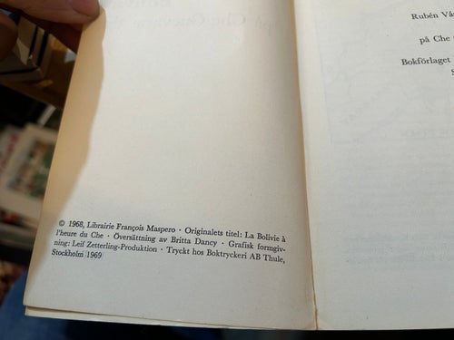 Bolivia på Che Guevaras tid av Ruben Vasquez Diaz, bok, good plus