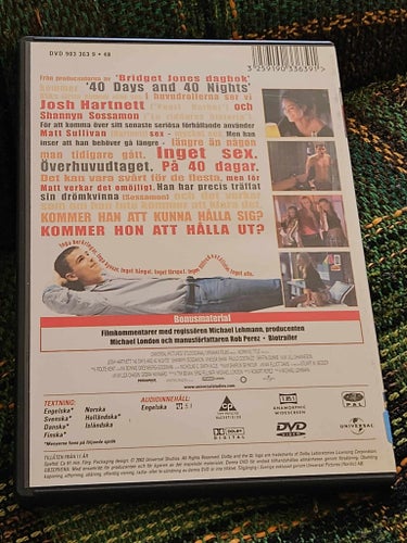 40 DAYS AND 40 KNIGHTS - DVD ,SVENSK TEXT