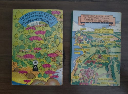 Agatha Christie / 2st Amerikanska DELL utgåvor - sent 40-tal, eftersökta utgåvor