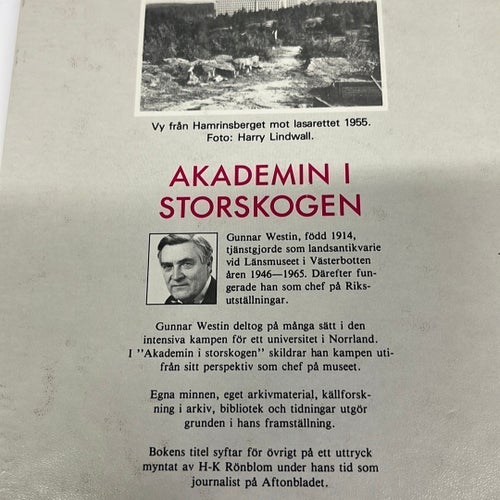 Akademin i Storskogen av Gunnar Westin (1986)