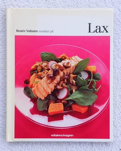 Renée Voltaire smakar på lax