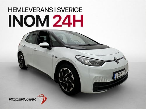 Volkswagen ID.3 Pro Performance 204hk Värmare Navi CarPlay