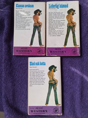 3 st westerns av Matt Kincaid, Bravo Western nr 73, 75 och 94 1968-69