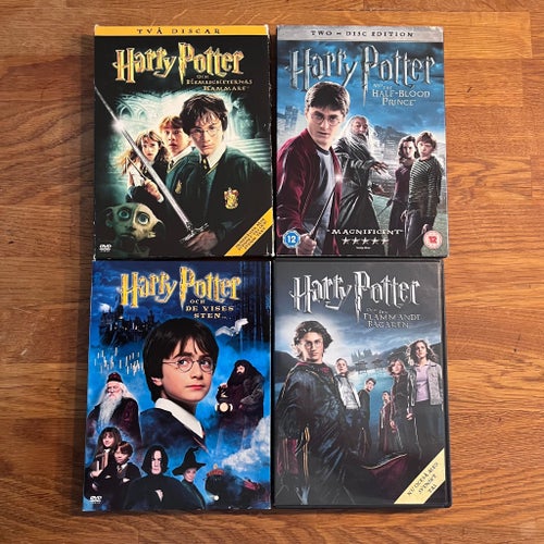 Harry Potter DVD-filmer: Hemligheternas kammare, Halvblodsprinsen, De vises